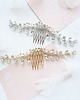 Ślubne ozdoby do włosów Kryształowy grzebień ślubny - silver sparkle 3