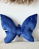 poduszki z grafiką Poduszka Dekoracyjna Motyl Głęboki Niebieski 1