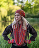 rękawiczki damskie Rękawiczki MERINO 100% "Przygaszone Czerwienie" 7