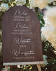 dodatki ślubne Tablica powitalna Hymn do miłości 50x70 cm - dąb ciemny 2