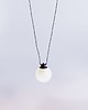 lampy wiszące Nowoczesna ampa wisząca GLASS HANGMAN 1 podwieszana szklana kulka klosz mleczny 3