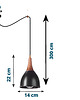 lampy wiszące Lampa Sufitowa Żyrandol Lageria 3856 4