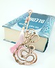zakładki do książek Ozdobna zakładka do książki z opalem wire wrapping 1