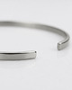 biżuteria męska Gładka - srebrna bransoletka - różne rozmiary 2