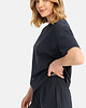 t-shirt damskie Bluzka Joy Zgaszony Granat 3