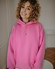 bluza bez kaptura damska Bluza  basic oversize  klasyczna różowa 2