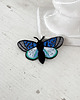 broszki Broszka MOTYL 9 ręcznie haftowana przypinka ćma owady 1
