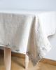 obrusy i serwetki Lniany obrus dwustronny z listwą heavy linen WILD FLOWERS 6