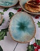 patery i talerze Zestaw małych turkusowych paterek ceramicznych. Śliczne. Polskie rękodzieło 3