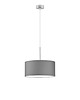 lampy wiszące Nowoczesna lampa wisząca do salonu z jasnoszarym abażurem 30 cm SINTRA 5