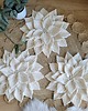makramy Kwiat makrama ecru, dekoracja boho na ścianę 3D xxl, natural 4