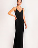 sukienki maxi damskie Sukienka "Selena" - czarna maxi 1