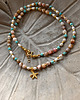 chokery Letnie Ocieplenie - Naszyjnik z Turkusem i Opalem 1