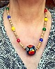 korale BOHO uroczy bajeczniej kolorowy naszyjnik jedyny TAKI! Unikat handmade 2