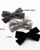 ozdoby do włosów dla dzieci Spinka do włosów kokarda VELVET BOW 2