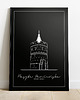 plakaty Plakat Architektura - Szczecin - Baszta Panieńska 1