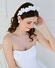 Ślubne ozdoby do włosów Opaska z kwiatami z jedwabiu 2