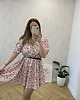 sukienki mini damskie Zwiewna Sukienka w Kwiaty, Elegancka Sukienka w Kwiaty - 3 WZORY 2
