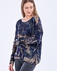 swetry damskie  Szeroki, kaszmirowy sweter IRIS Bleu 2