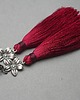 kolczyki wire wrapping Boho - flower /szkarłat/  - kolczyki 3