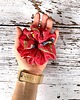 gumki do włosów Pela' SCRUNCHIE "Malina" w kwiatki 2