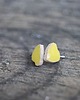 kolczyki ceramiczne Małe żółte serduszka "Słoneczna Łąka" kolczyki ceramiczne 3