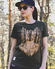 t-shirt damskie Koszulka damska WILK/LEŚNE   khak 1