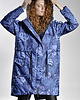 kurtki damskie Parka  zimowa wodoodporna Jungle Blue 3