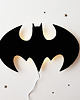 lampy do pokoju dziecka Drewniana lampka nocna Batman czarny 1