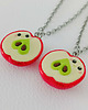 naszyjniki - inne Naszyjniki Dwie Połówki Jabłka 1