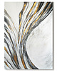 obrazy Elegancki obraz na płótnie GRAY GOLDEN FLOW NO.1 70x100 cm 2