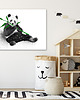 obrazy Obraz na płótnie Panda z Bambusem 80x60cm 2