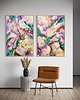 obrazy Zestaw obrazów 90x60 cm 4