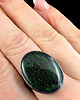 pierścionki srebrne Pierścionek galaktyczny australijski opal matrix 3