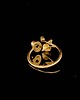 pierścionki zaręczynowe Wiosenny Pąk- Złoty Pierścionek Z Fioletowym Ametystem  I Diamentami 3