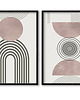 plakaty ZESTAW PLAKATÓW boho w modnym stylu Mid Century Modern 3