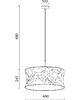 lampy wiszące Lampa wisząca kolor miodowy/różowe złoto 3
