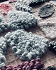 poduszki plecione Poduszka kwiaty punch needle boho natural 2