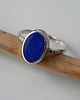 pierścionki srebrne -lapis lazuli V- 4