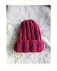 czapki damskie Czapka beanie handmade fuksja 1