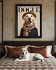 grafiki i ilustracje PLAKAT DOGUE labrador,  portret psa, okładka magazynu modowego 2