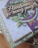 kartki scrapbooking Kartka na pożegnanie w pracy 1
