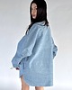 kurtki damskie Bluza/ kurtka koszulowa oversize denim light blue 7