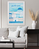 plakaty Santorini - grecka wyspa - plakat 50x70 cm 1