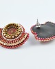 kolczyki swarovski Kolczyki Swarovski Wachlarze red&gold 3