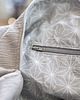 torby podróżne Duża torba podróżna z tłoczonego weluru unikat handmade no waste 5
