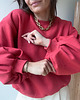 bluza bez kaptura damska Bluza Enjoyable rasberry 3