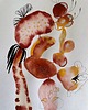 grafiki i ilustracje Abstrakcja No119, malowany obraz, plakat 1