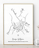 grafiki i ilustracje Plakat personalizowany Rodzina 4 osoby - 001 2
