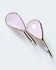 kolczyki pozłacane Kolczyki pozłacane Gold and Pink Drop 1